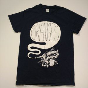 T-Shirt Oranges Airbrush Graphic Shirt 100% Cotton